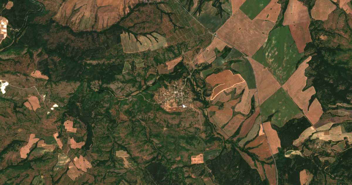 Satelitska karta: Melnica