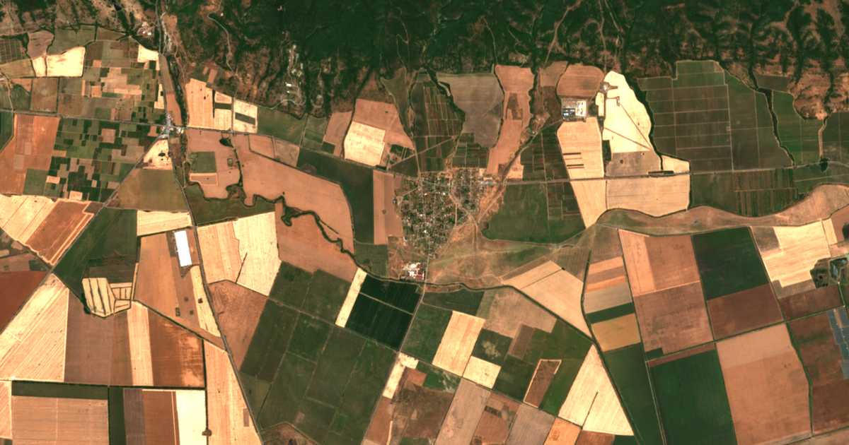 Satelitska karta: Lozenec