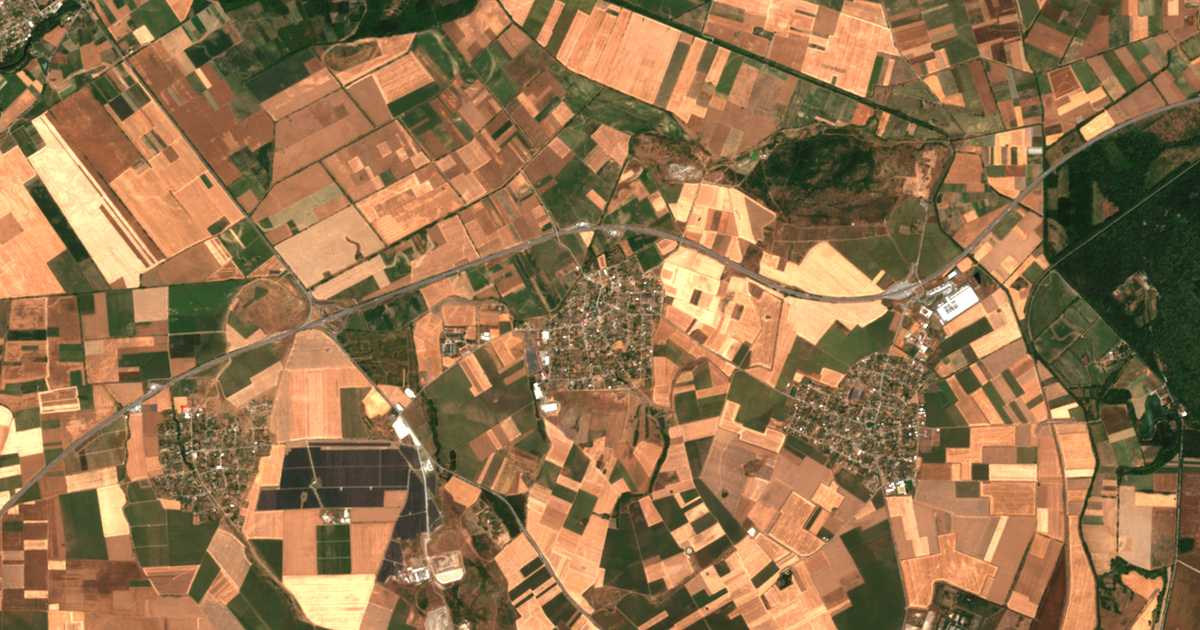 Satelitska karta: Draževo