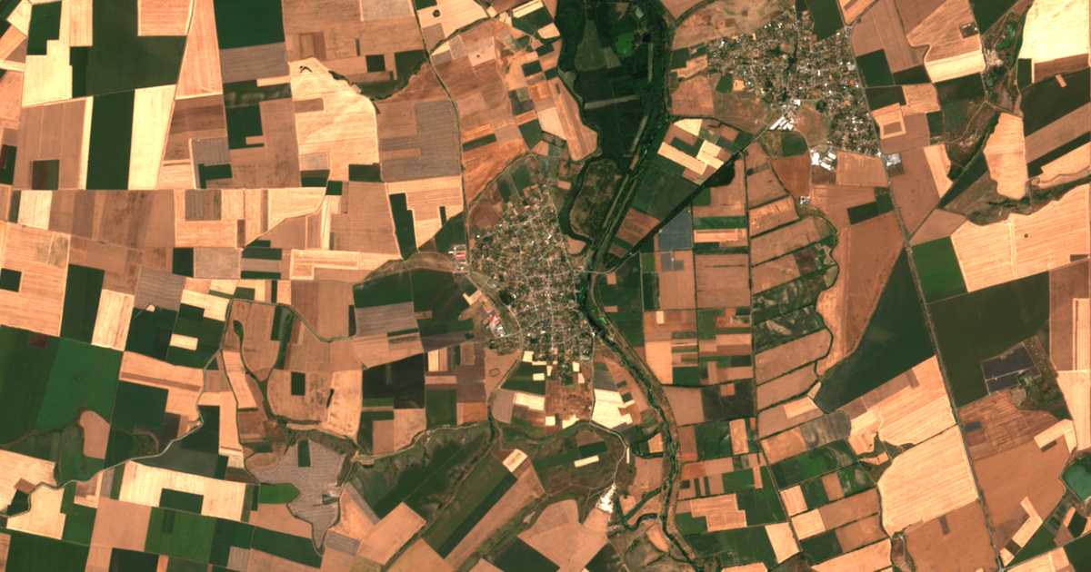 Satelitska karta: Hanovo