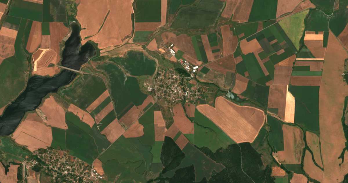 Satelitska karta: Skalica