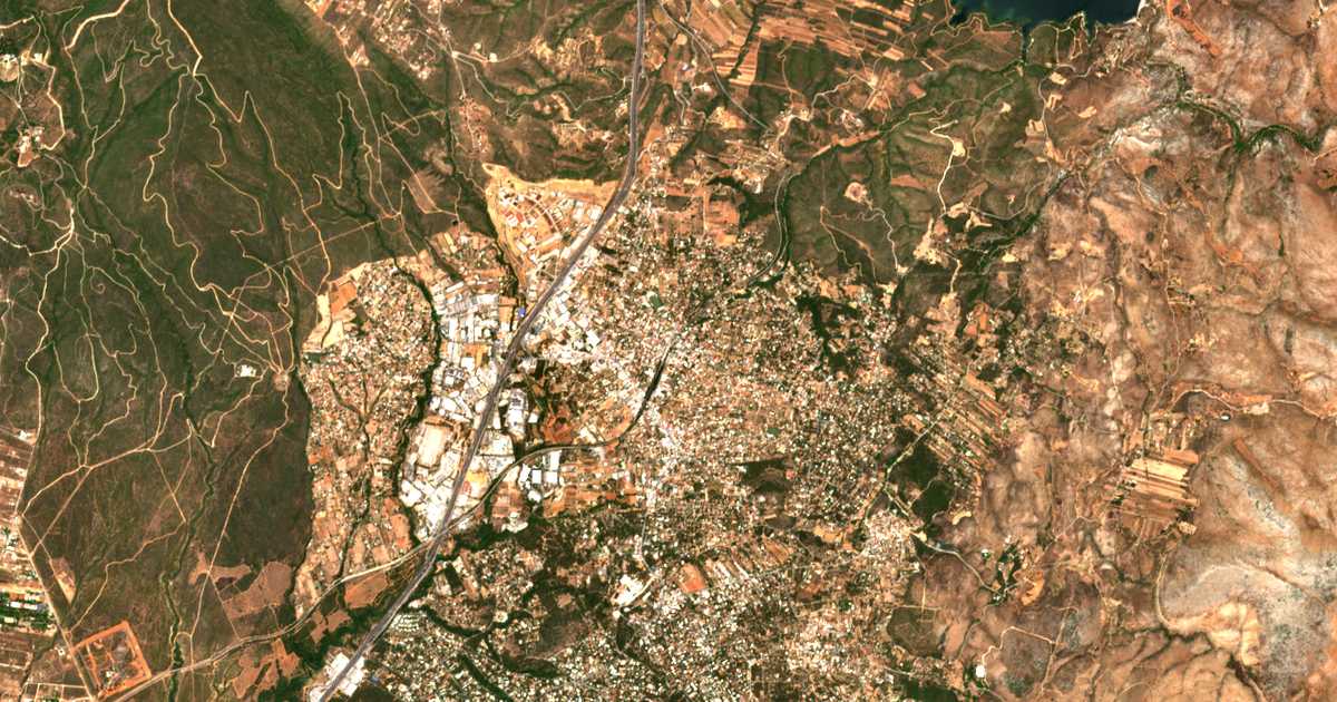 Satelitska karta: Ágios Stéfanos