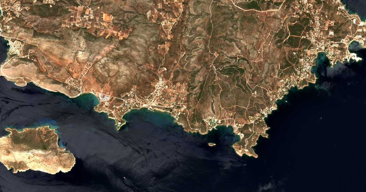 Satelitska karta: Esperídes