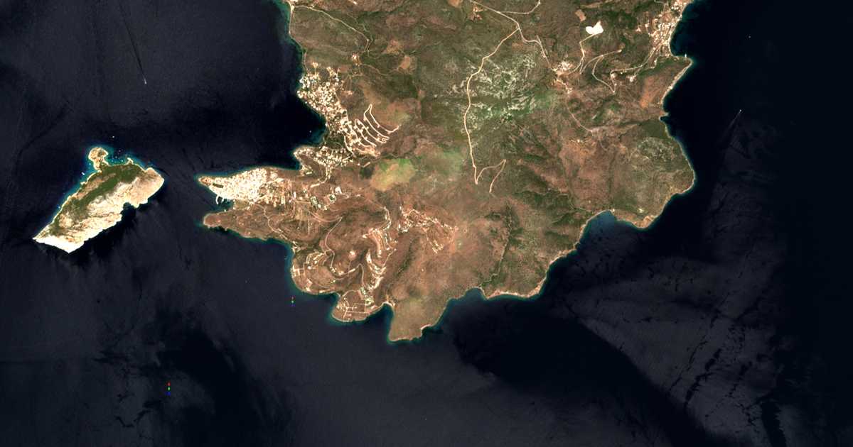 Satelitska karta: Sfentoúrion