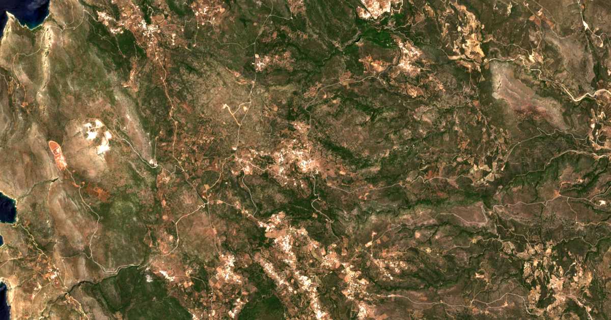 Satelitska karta: Frátsia