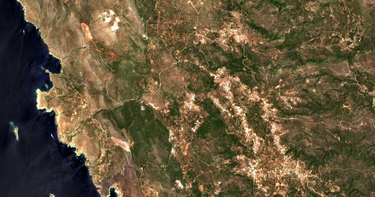 Satelitska karta: Pitsiniánika