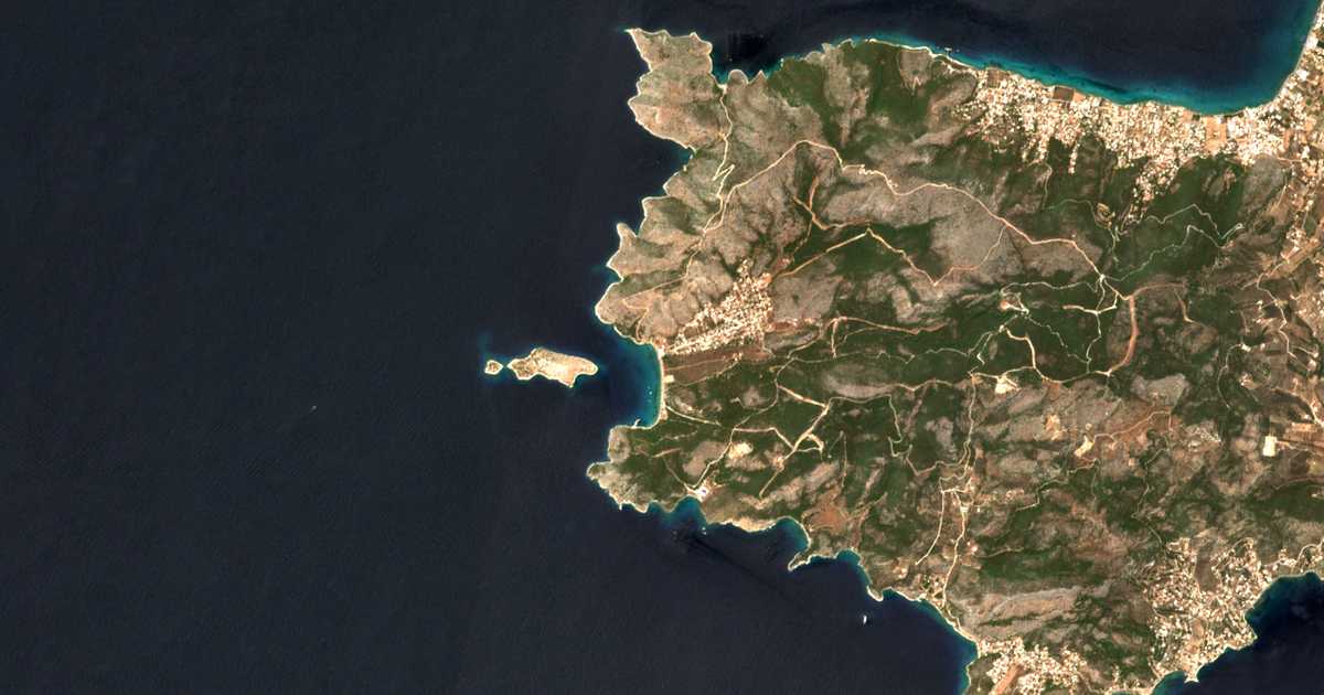 Satelitska karta: Kanákia