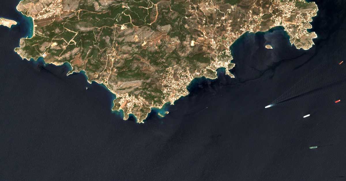Satelitska karta: Peristéria