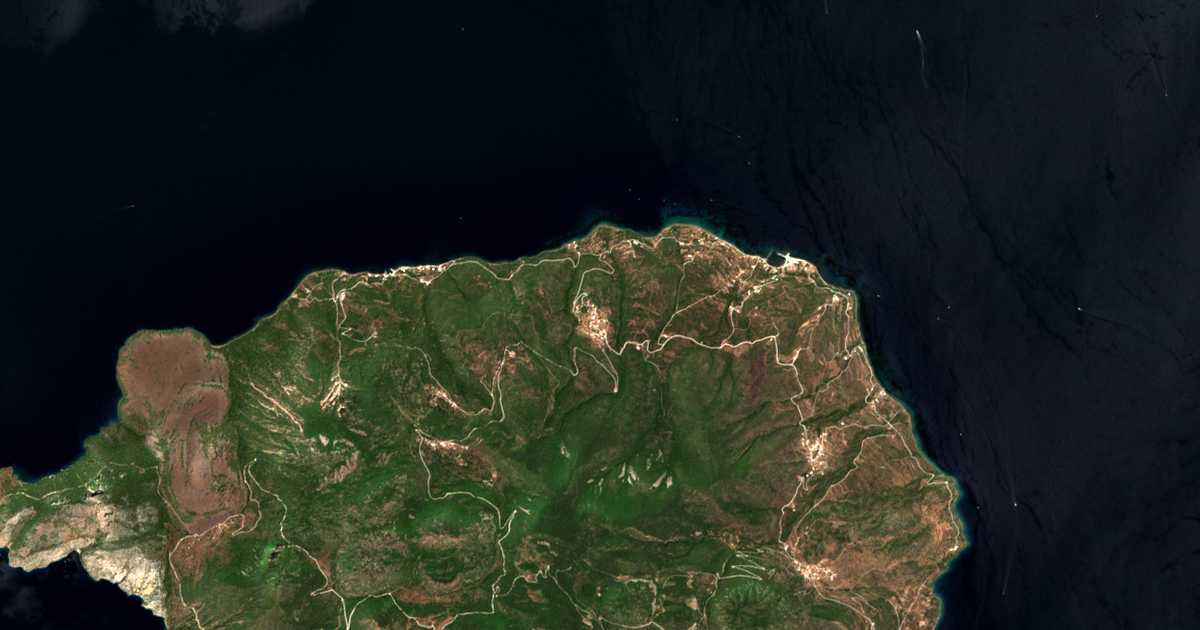 Satelitska karta: Kounoupítsa