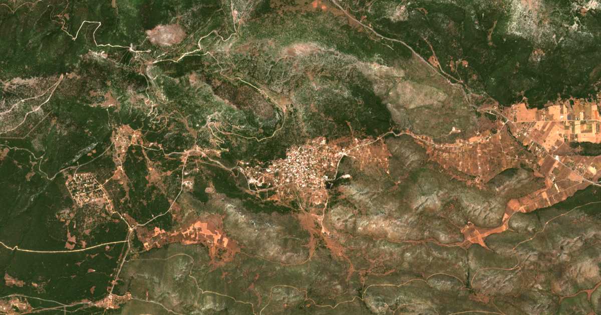 Satelitska karta: Vília