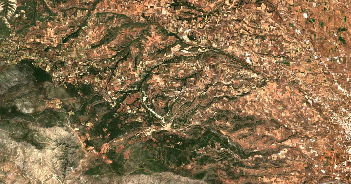 Satelitska karta: Moní Agíou Ierothéou