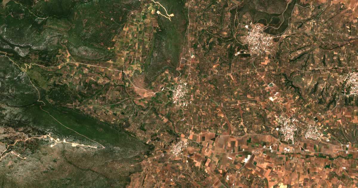 Satelitska karta: Áskri