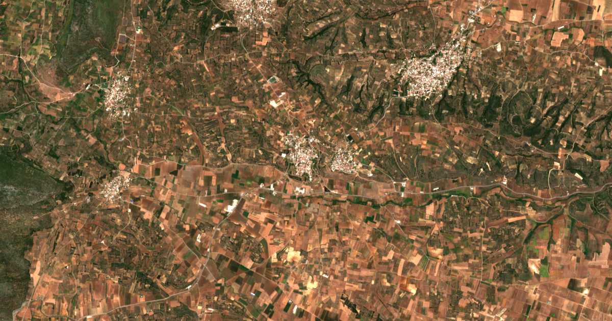 Satelitska karta: Thespiaí