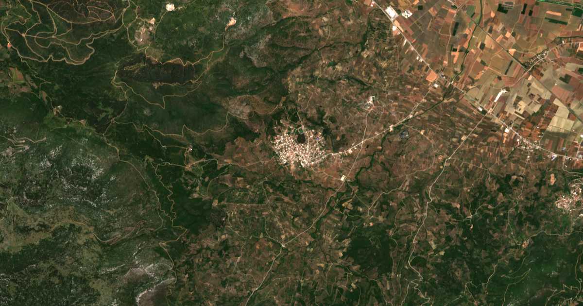Satelitska karta: Ágios Geórgios