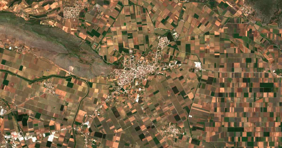 Satelitska karta: Orchomenós