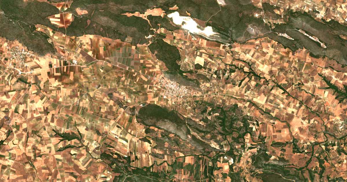 Satelitska karta: Asopía