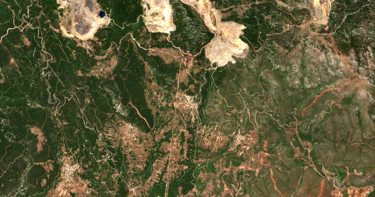 Satelitska karta: Stavrós