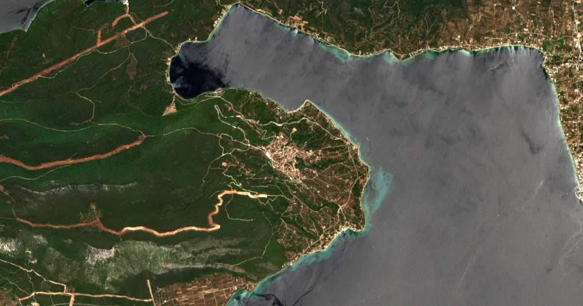 Satelitska karta: Giáltra