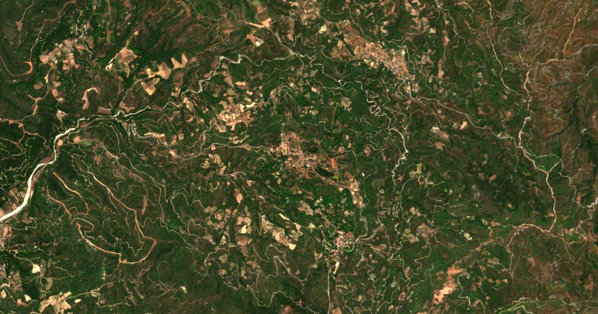 Satelitska karta: Miléai