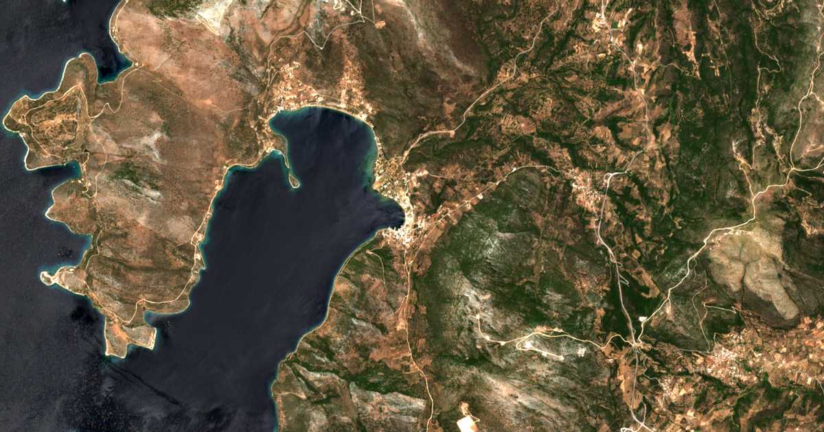 Satelitska karta: Panagía