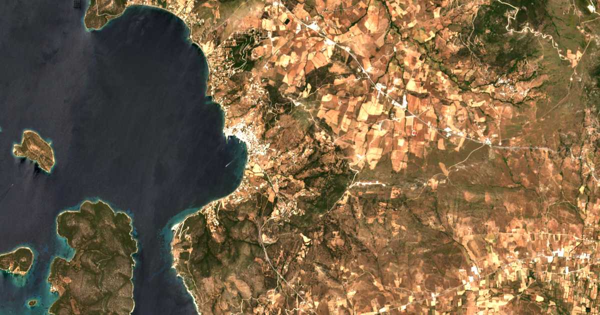 Satelitska karta: Panagía