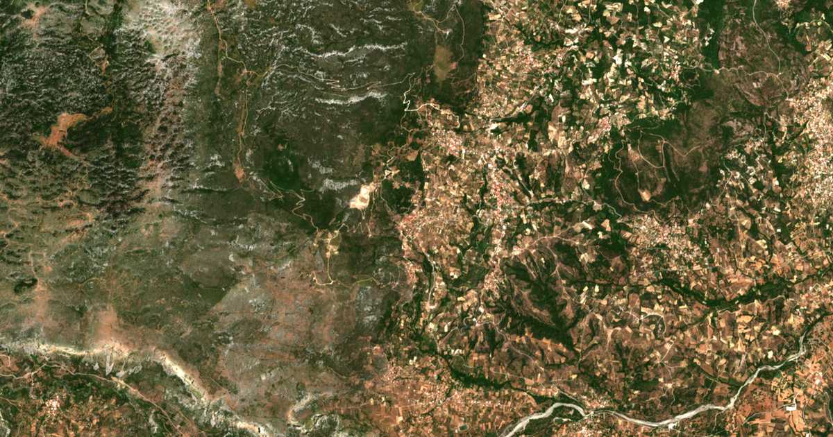 Satelitska karta: Ágios Vlásios