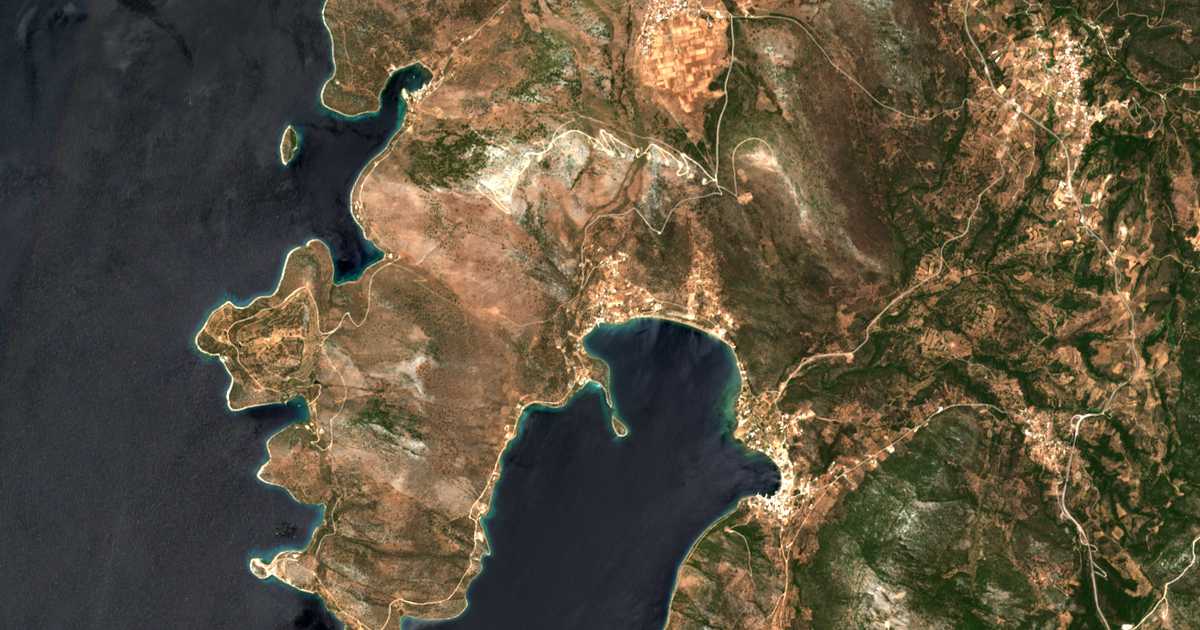 Satelitska karta: Ágios Dimítrios