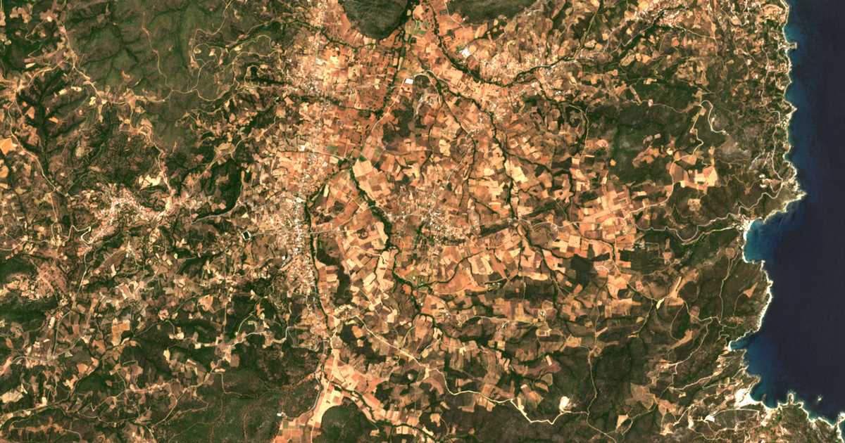 Satelitska karta: Perivólia