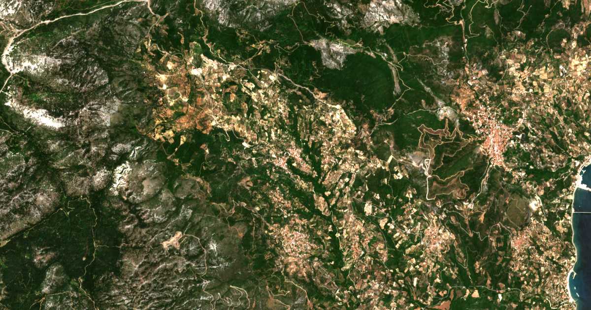Satelitska karta: Vítala
