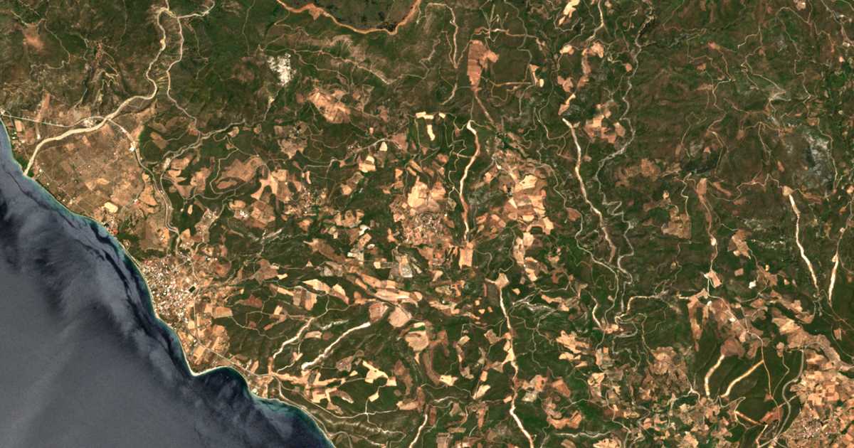 Satelitska karta: Damiá