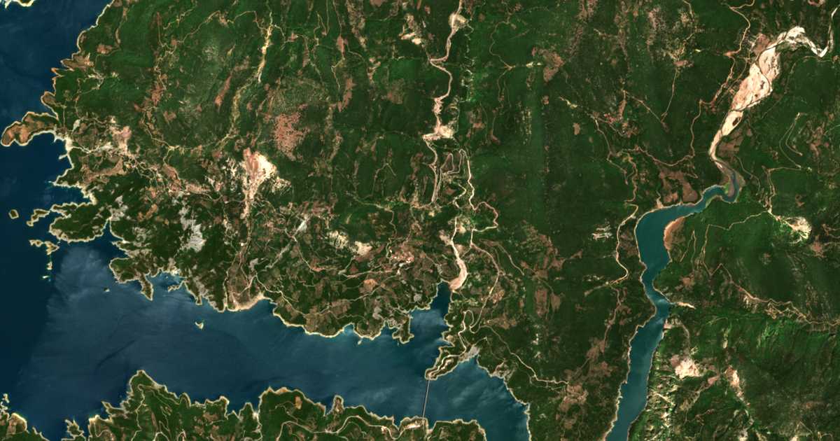 Satelitska karta: Ágios Geórgios