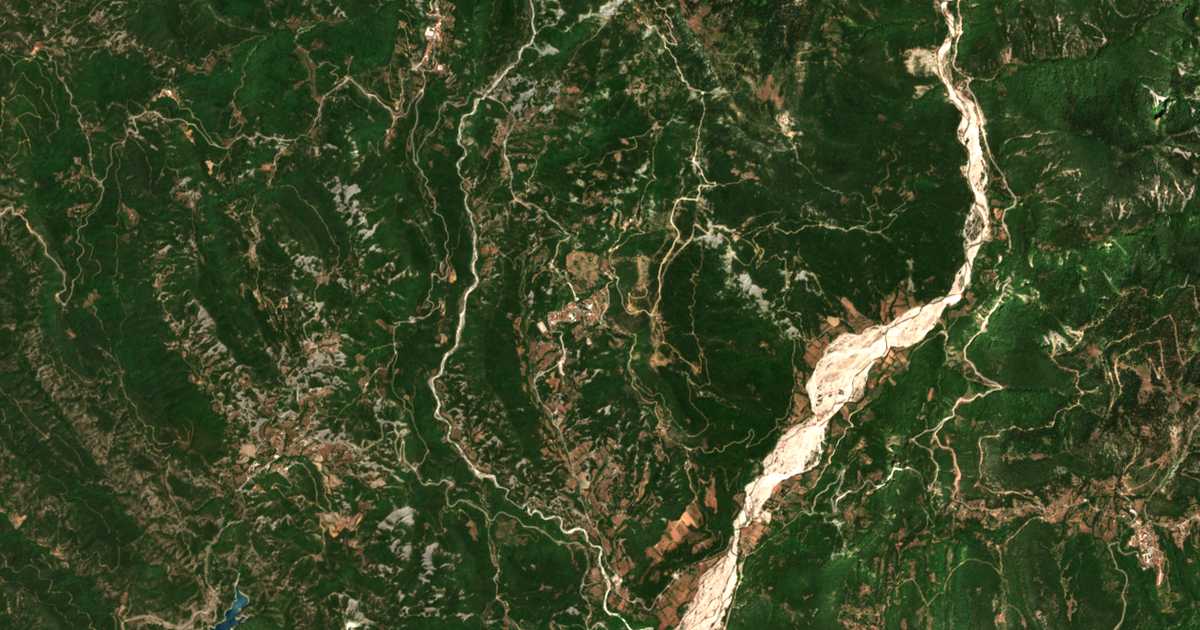 Satelitska karta: Ágios Prokópios