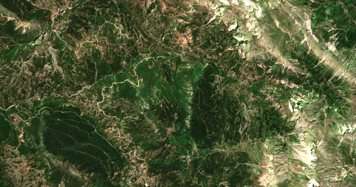 Satelitska karta: Fousianá