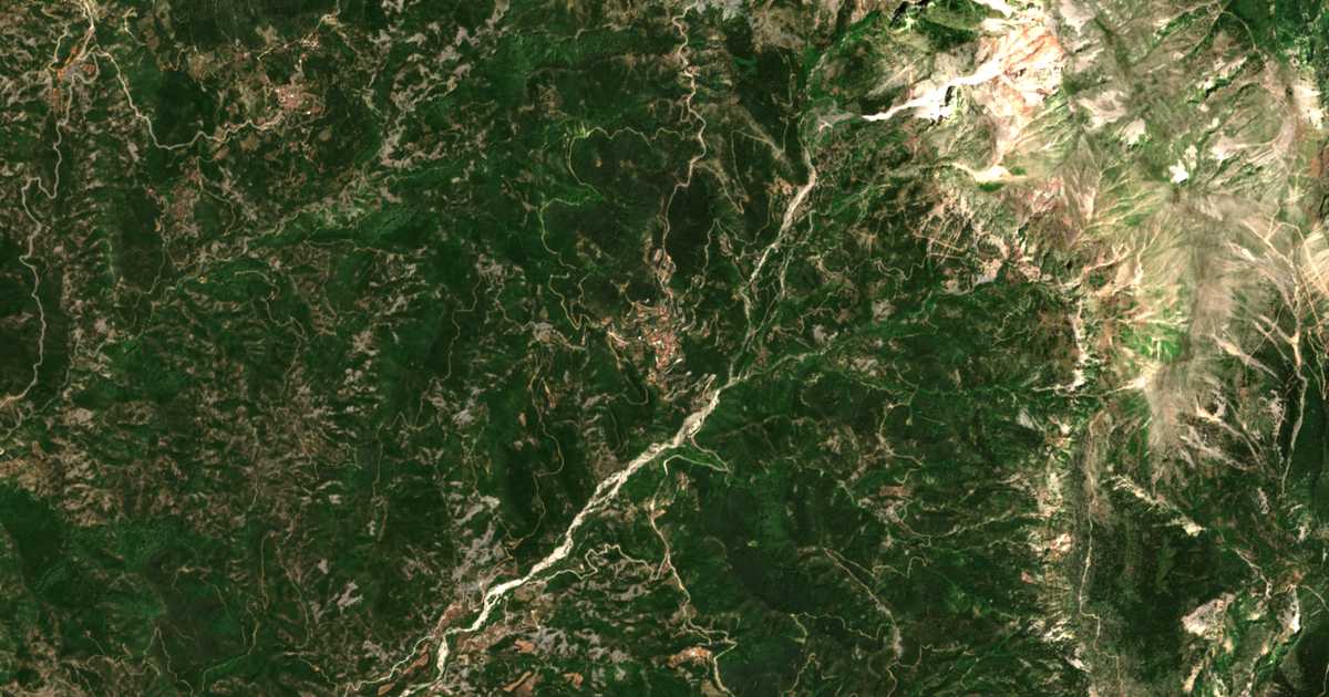 Satelitska karta: Granítsa