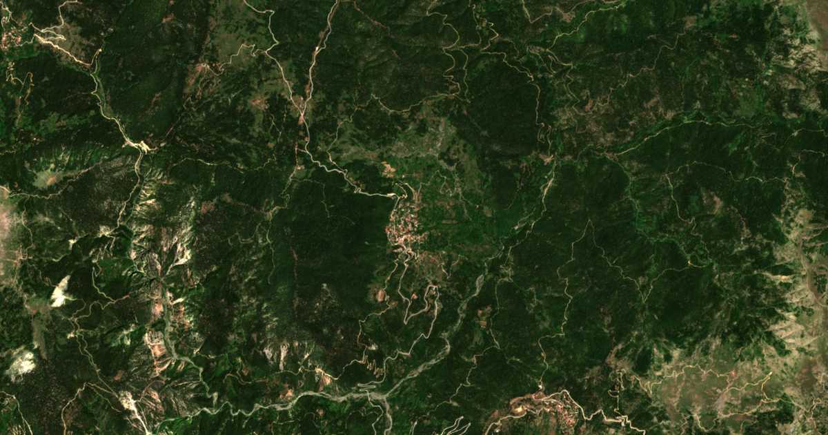 Satelitska karta: Kríkellon