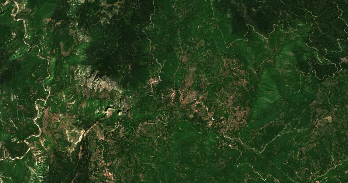 Satelitska karta: Mesochórion