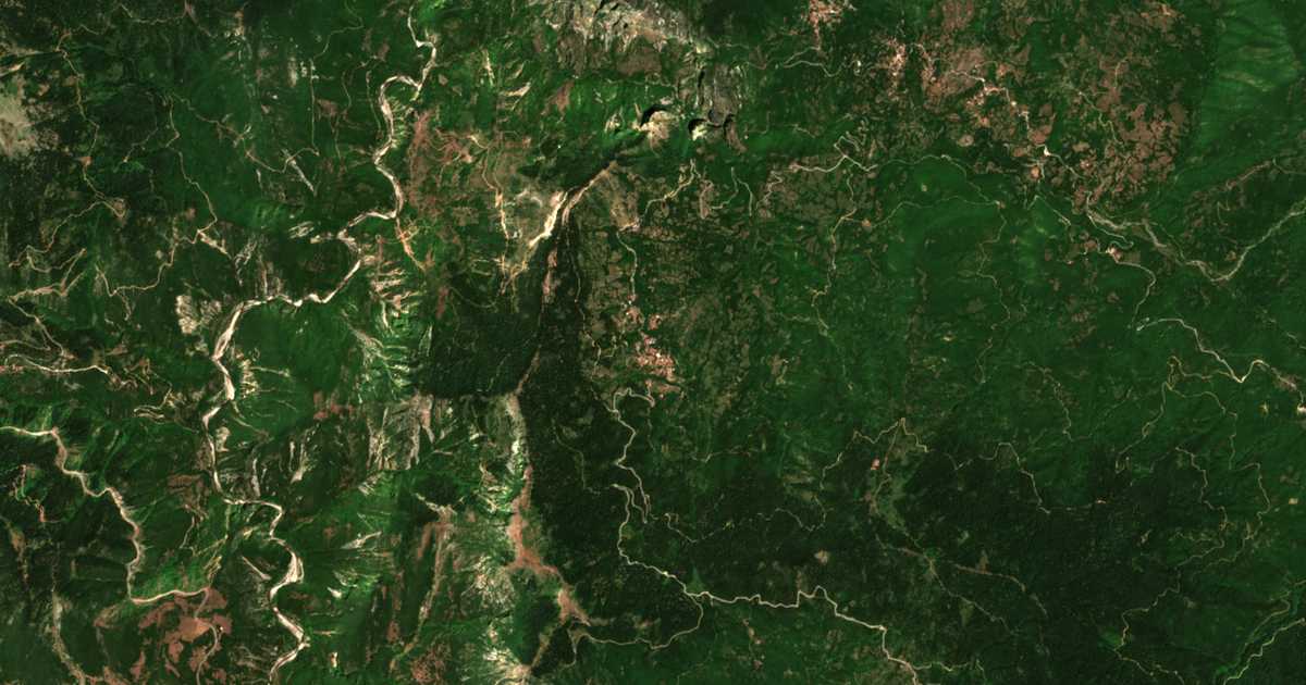 Satelitska karta: Vrácha
