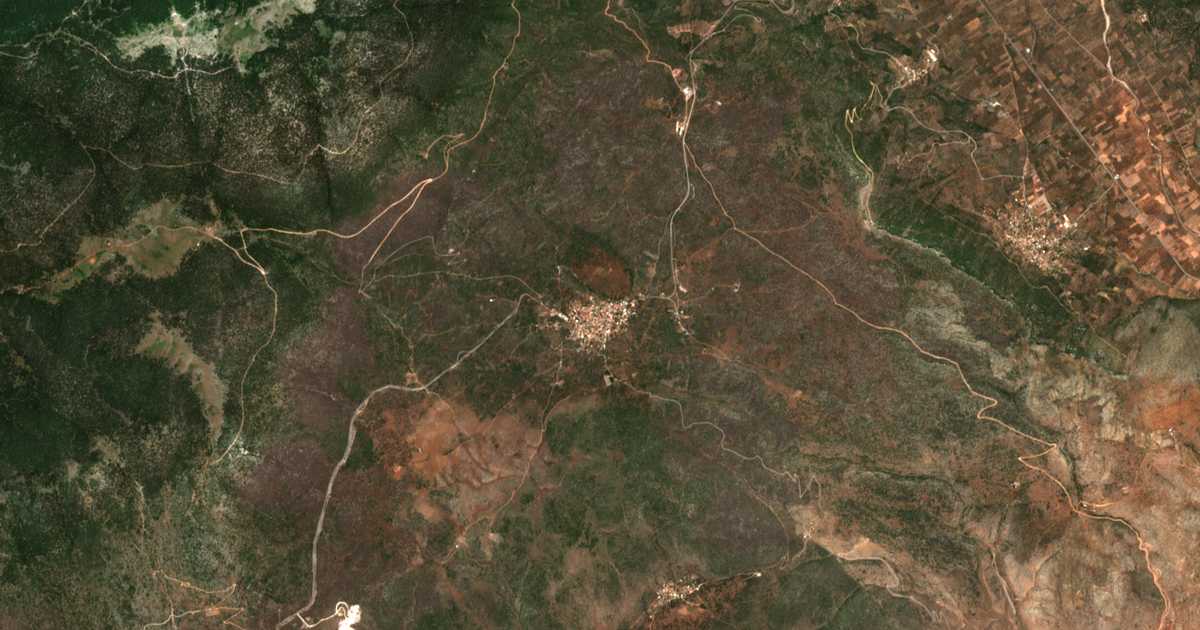 Satelitska karta: Agía Efthymía