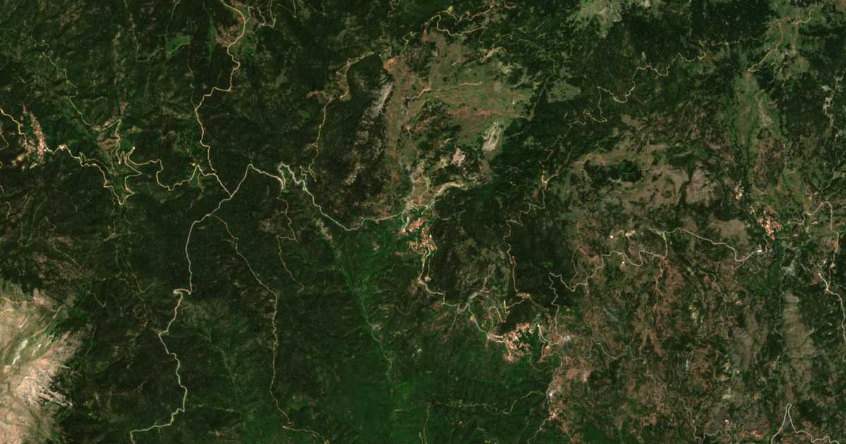 Satelitska karta: Kastriótissa