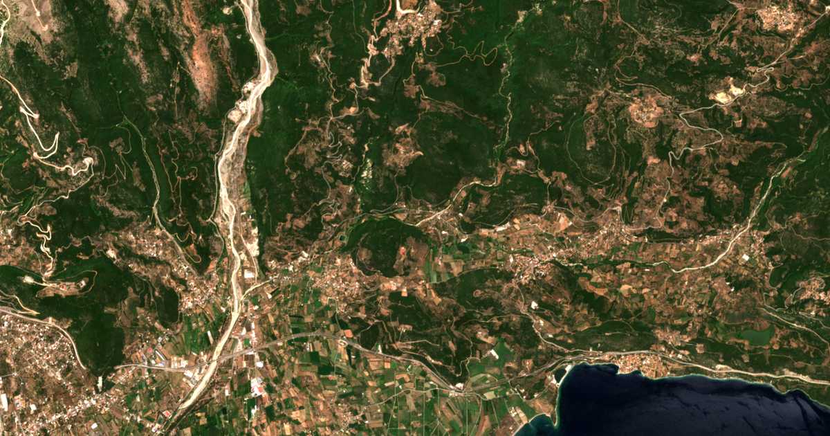 Satelitska karta: Grigorítika