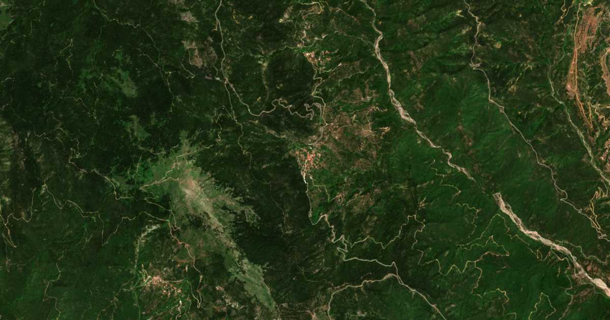 Satelitska karta: Pentagioí