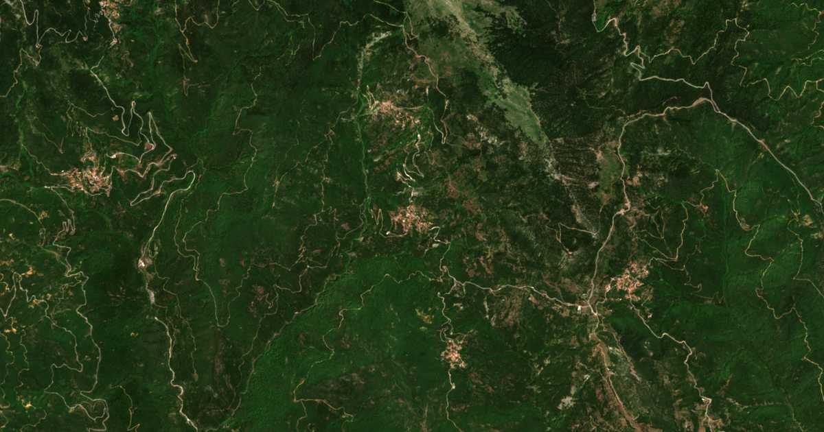 Satelitska karta: Zoriános