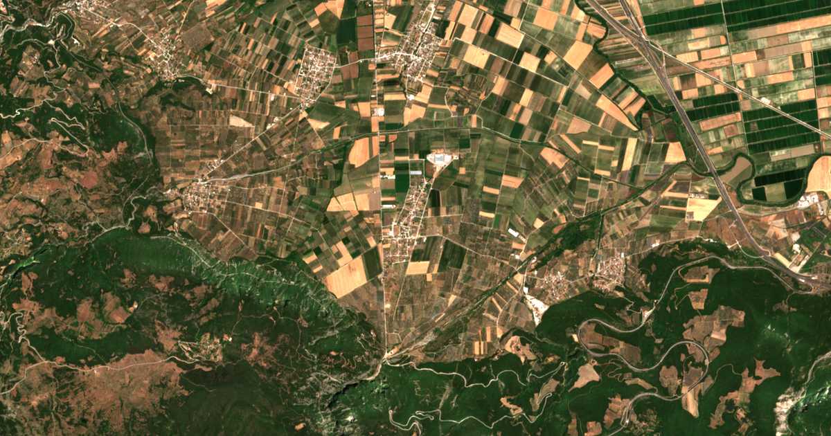 Satelitska karta: Irákleia