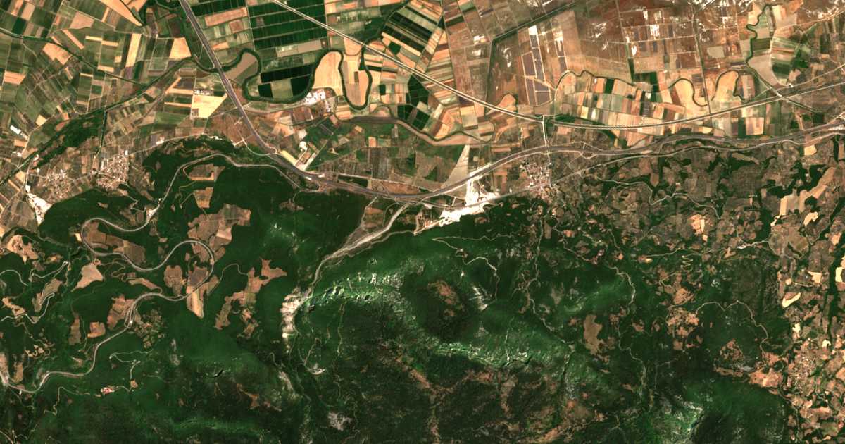 Satelitska karta: Loutrá Thermopylón