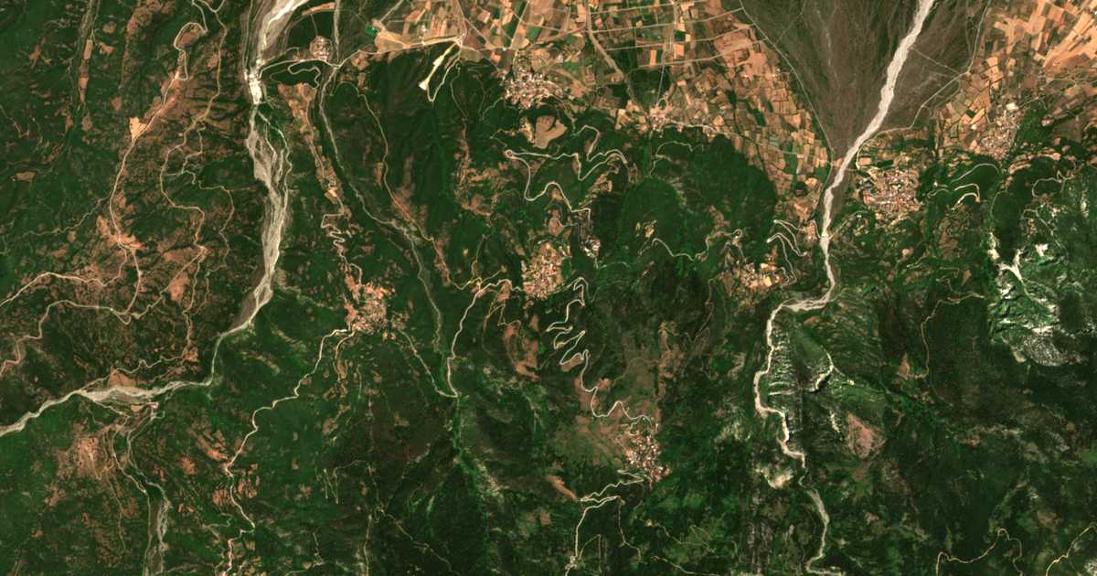 Satelitska karta: Lychnón