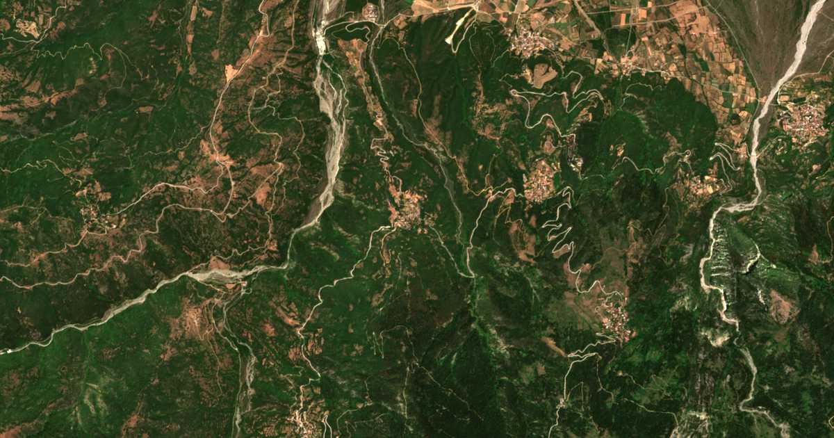 Satelitska karta: Mesochórion