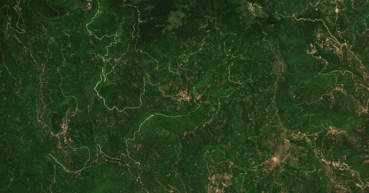 Satelitska karta: Díkastron