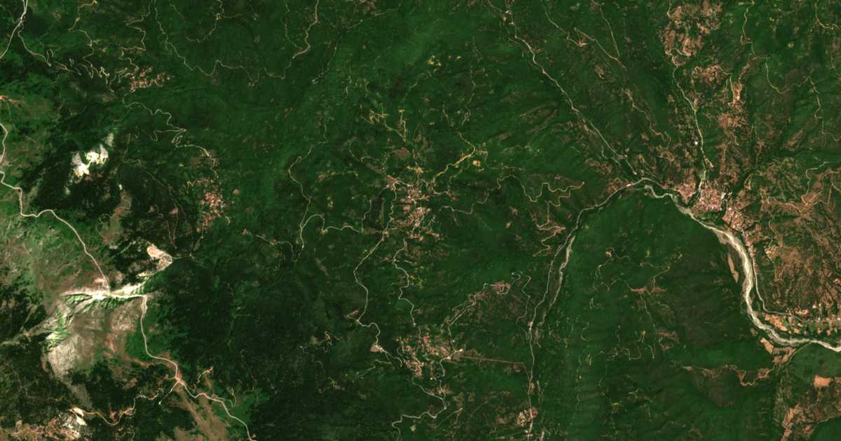 Satelitska karta: Merkáda