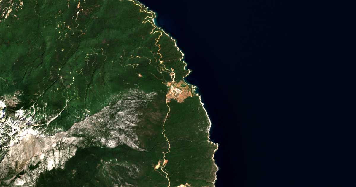 Satelitska karta: Moní Megístis Lávras