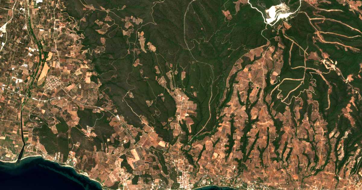 Satelitska karta: Metóchi